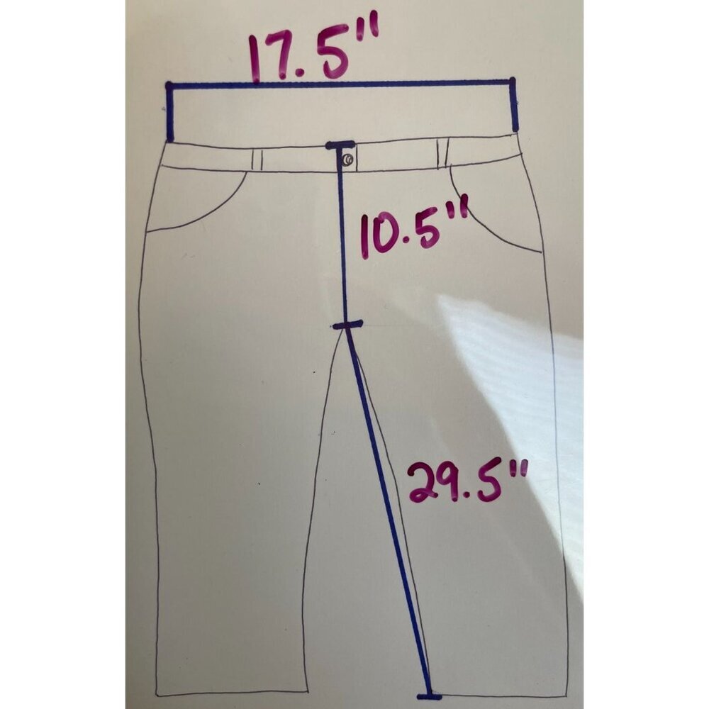 St. John's Bay Women's 14 Classic Fit Khaki Corduroy Pants Straight Leg - Picture 7 of 7